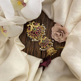 Vriksham Gold Look Alike Dual Peacock Jada Billai-G15920